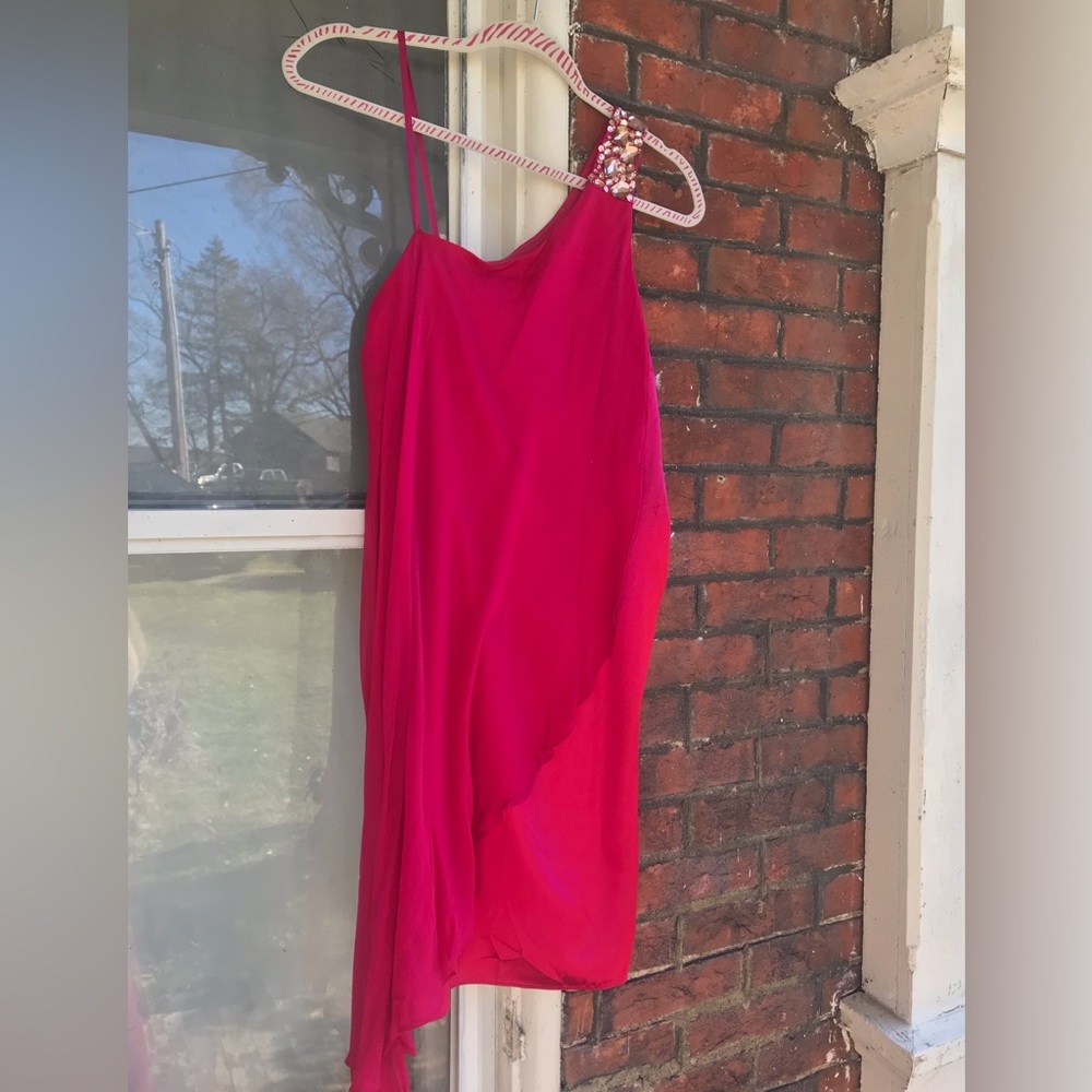 Hot Pink Afterparty Dress